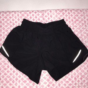 Long lulu lemon black shorts